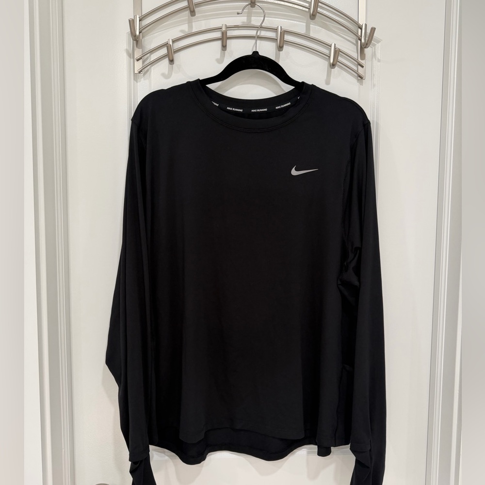 Nike Black Dri-Fit Running Top, Size 2X
